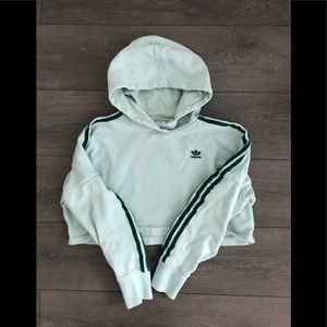 Adidas cropped hoodie sweater top shirt XS